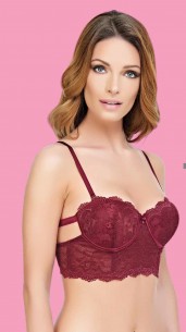 Gece Gölge 4605 Destekli Basıc Büstiyer Sütyen