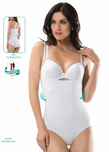 Erdem 618 Göğüssüz Çıtçıtlı Body Korse