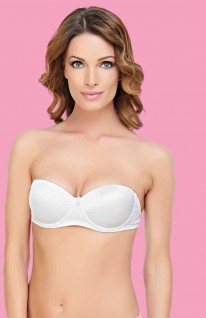 Gece Gölge 6011 Desteksiz Basic Straplez Sütyen