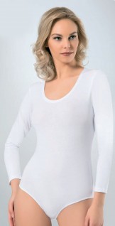 Namaldı 265 Elastan Açık Yaka Uzun Kol Body